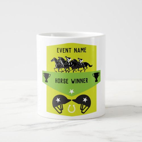 Horse riding Event Gifts and Merchandize  T_Shirt Giant Coffee Mug