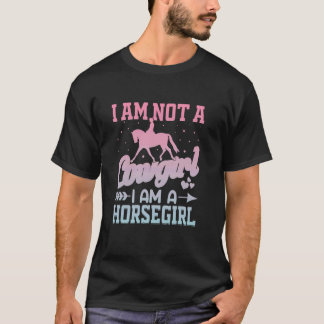Horse Riding Girls Women Equestrian Horseback 5 T-Shirt