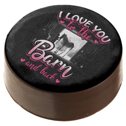 Horse Riding Love and Sport Chocolate Dipped Oreo
