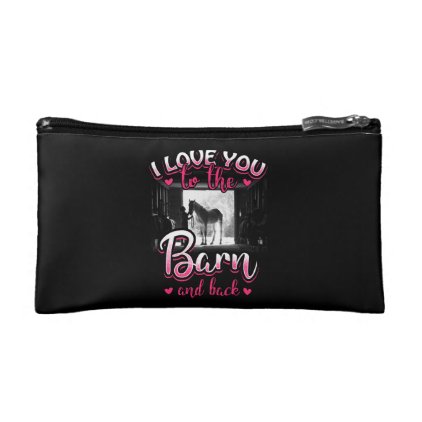 Horse Riding Love and Sport Cosmetic Bag