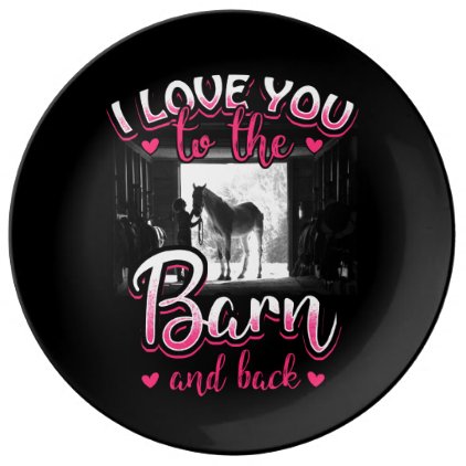 Horse Riding Love and Sport Dinner Plate