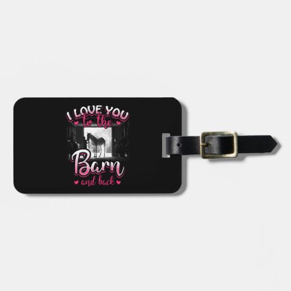 Horse Riding Love and Sport Luggage Tag