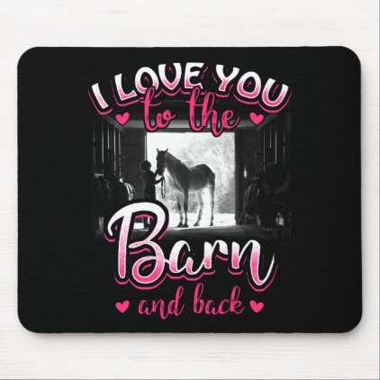 Horse Riding Love and Sport Mouse Pad