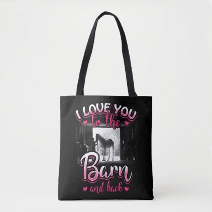 Horse Riding Love and Sport Tote Bag