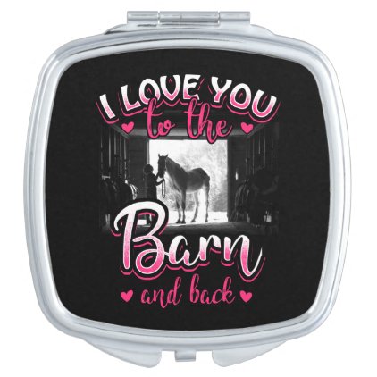 Horse Riding Love and Sport Vanity Mirror