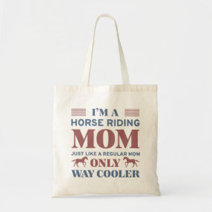 Horse Riding Mom Tote Bag