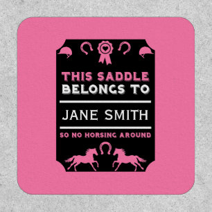 Horse Riding Saddle Patch