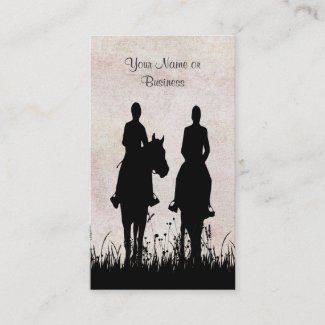 Horse Riding Stable Equestrian Business Cards