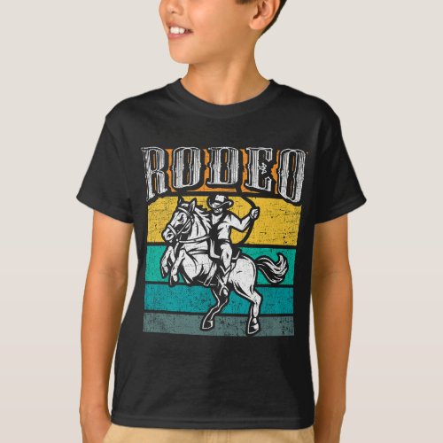 Horse Riding Texas Ranch Rider Cowboy Western T_Shirt
