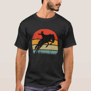 Horse Riding Western Cowboy Tee Gift Vintage
