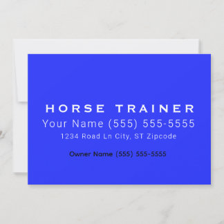 Horse Royal Professional Business Card