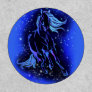 Horse Running At Starry Blue Night Patch