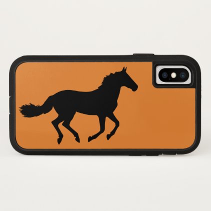 Horse running equine race fast run pet life animal iPhone x case