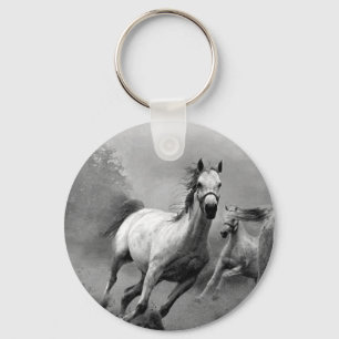 Horse Running Keychain