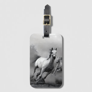 Horse Running Luggage Tag