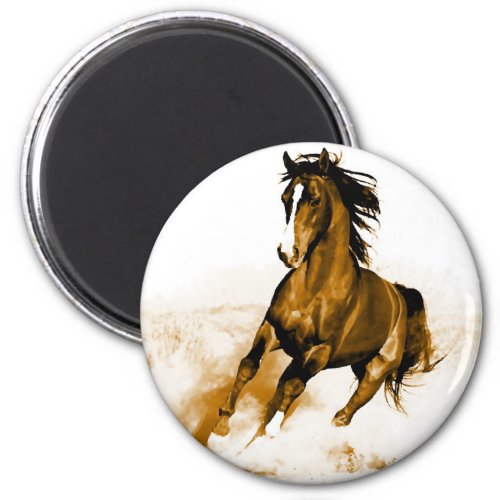 Horse Running Magnet