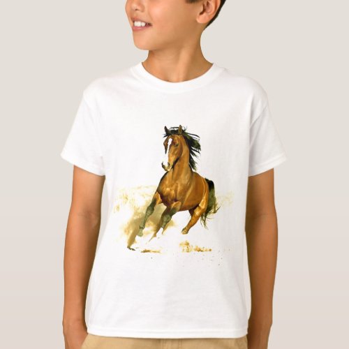Horse Running T_Shirt