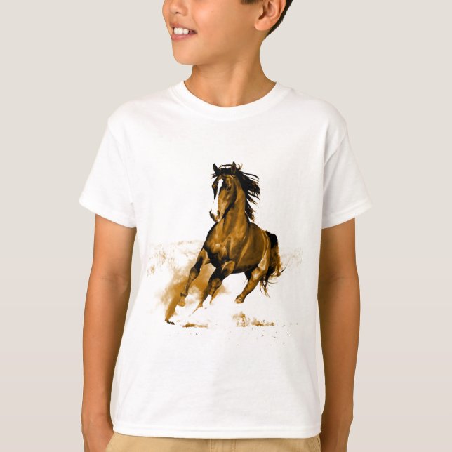 Horse Running T-Shirt (Front)