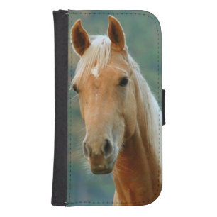 Horse Wallet Phone Case For Samsung Galaxy S4