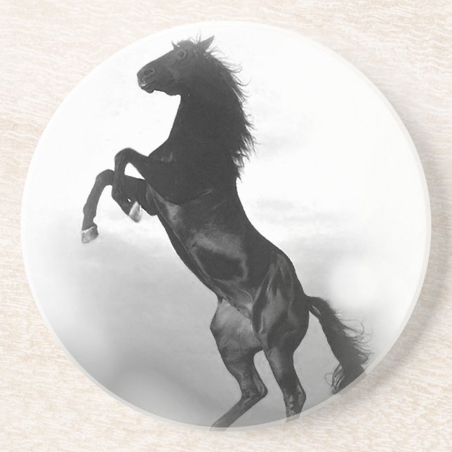 Horse Sandstone Coaster (Front)