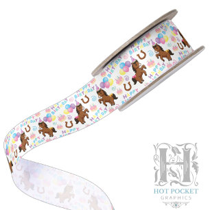 Horse Satin Ribbon