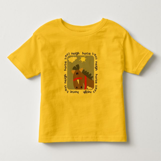 Horse Says Neigh Tshirts and Gifts (Front)