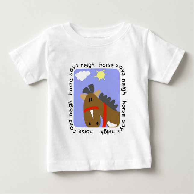 Horse Says Neigh Tshirts and Gifts (Front)