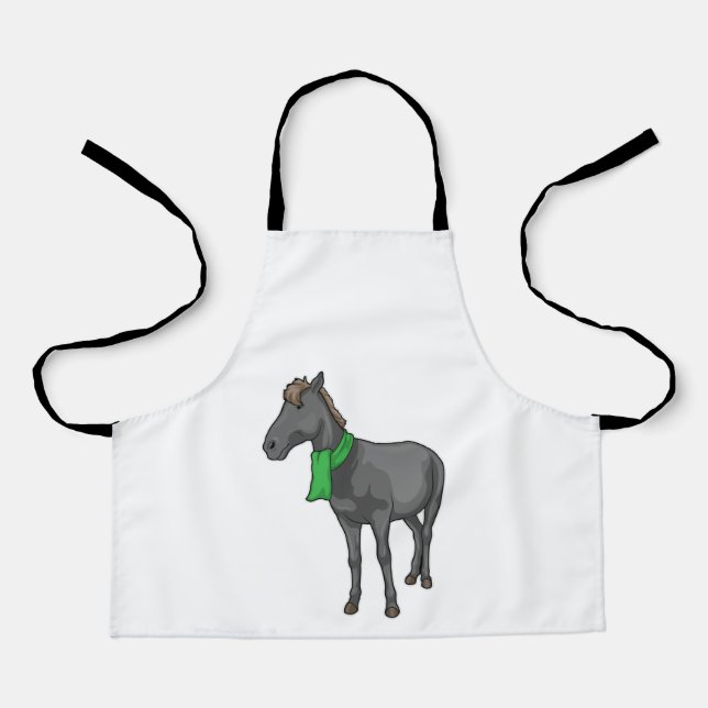 Horse Scarf Apron (Front)