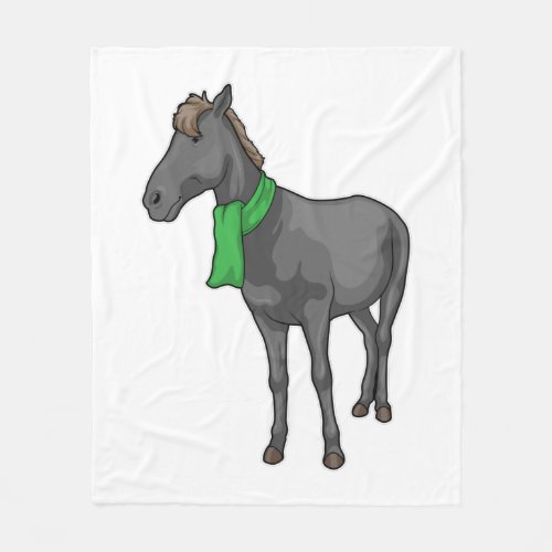 Horse Scarf Fleece Blanket