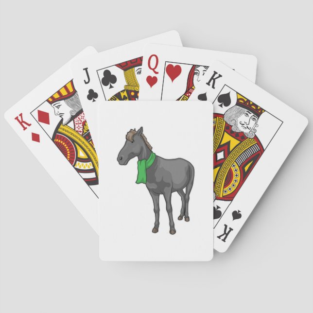 Horse Scarf Poker Cards (Back)