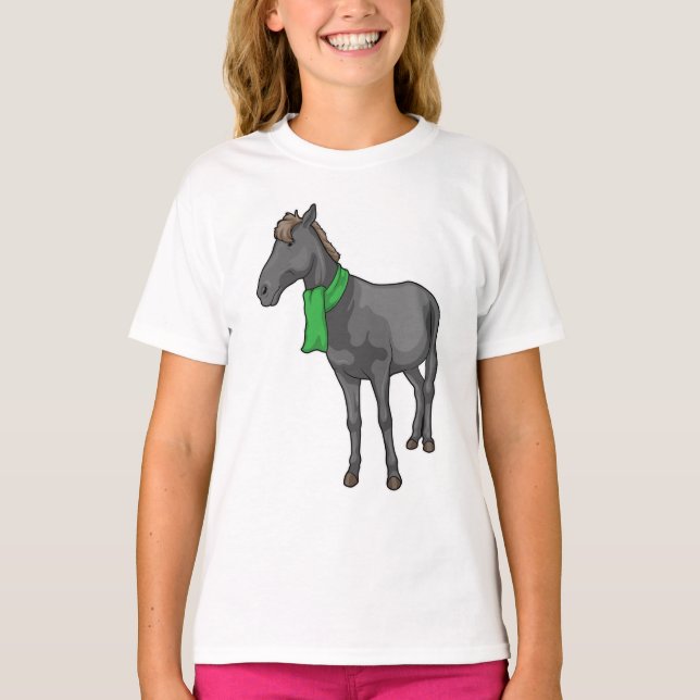 Horse Scarf T-Shirt (Front)