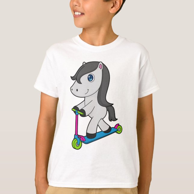 Horse Scooter T-Shirt (Front)