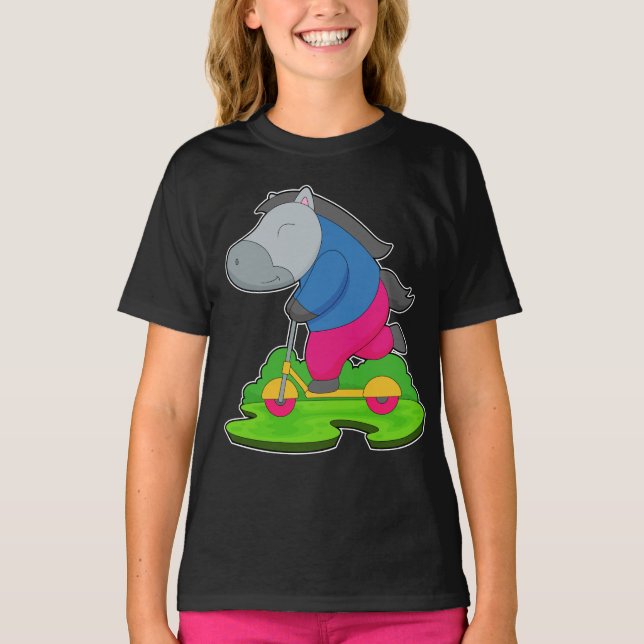 Horse Scooter T-Shirt (Front)
