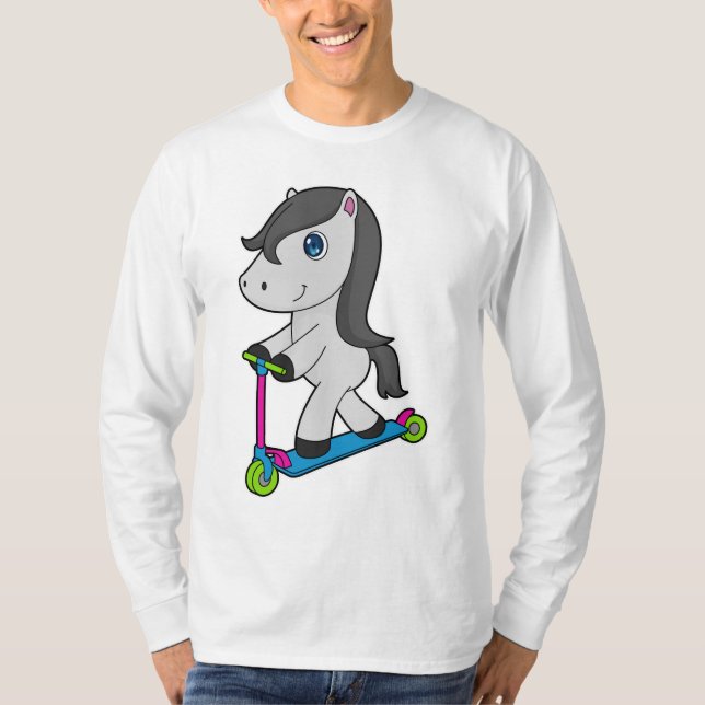 Horse Scooter T-Shirt (Front)