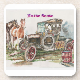 Horse Sense Beverage Coaster