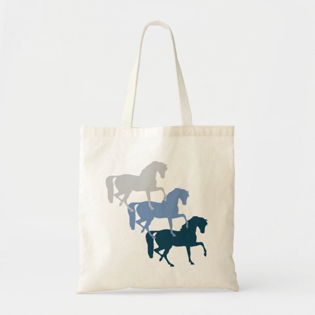 Horse Shadow Tote Bag (Front)