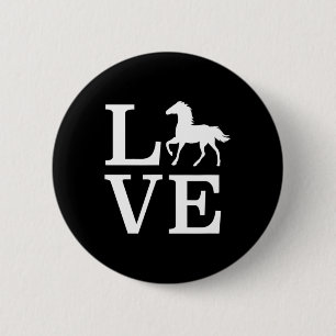 Horse Shirt Equestrian Gifts Horseback Riding Love Button