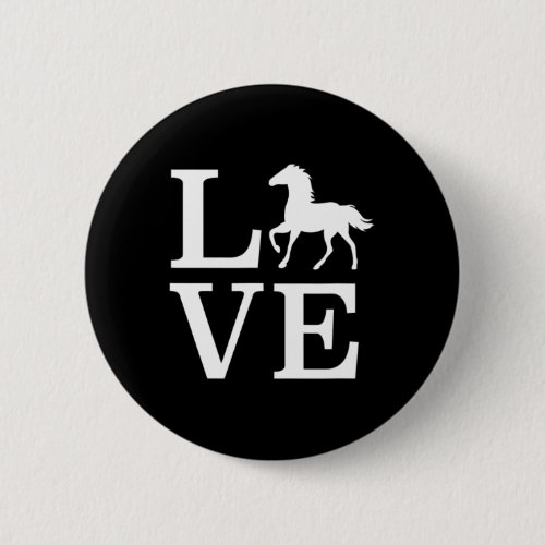 Horse Shirt Equestrian Gifts Horseback Riding Love Button