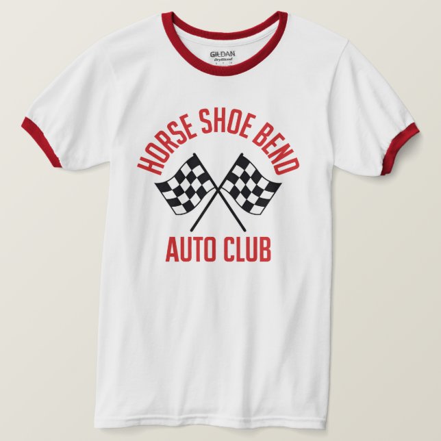 Horse Shoe Bend Auto Club T-Shirt (Design Front)