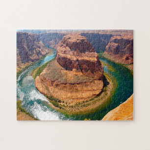 Horse Shoe Bend Colorado River Arizona. Jigsaw Puzzle