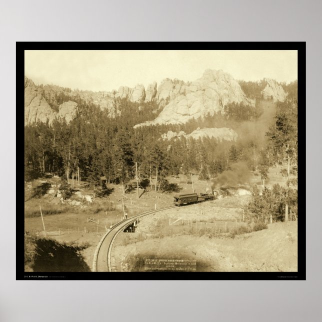 Horse Shoe Curve Buckhorn Mountain SD 1891 Poster (Front)