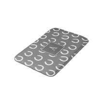 Horse Shoe Monogram Grey