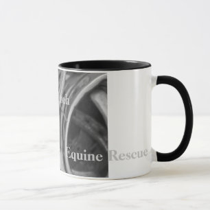 Horse Shoes, Second Chance Ranch, Equine Rescue Mug