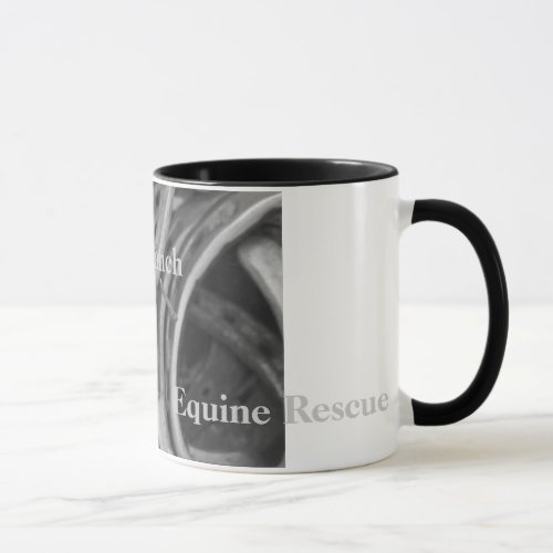 Horse Shoes Second Chance Ranch Equine Rescue Mug