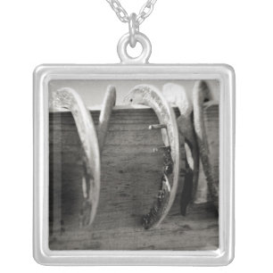 Horse Shoes Silver Plated Necklace
