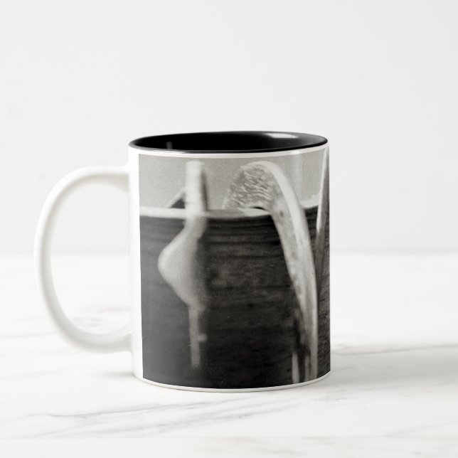 Horse Shoes Two-Tone Coffee Mug (Left)