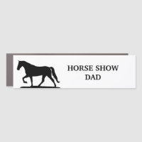 Horse Show Dad Car Magnet - Gaited