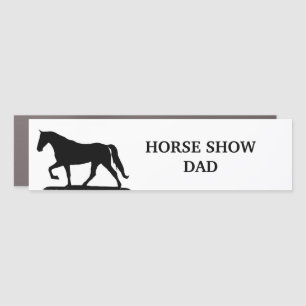Horse Show Dad Car Magnet - Gaited