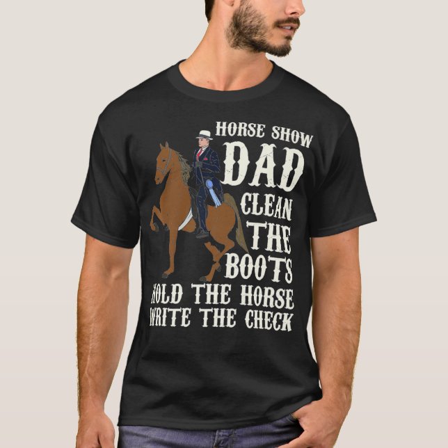 Horse Show Dad Premium T-Shirt (Front)