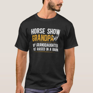 Horse Show Grandpa Funny Equestrian Grandfather T-Shirt